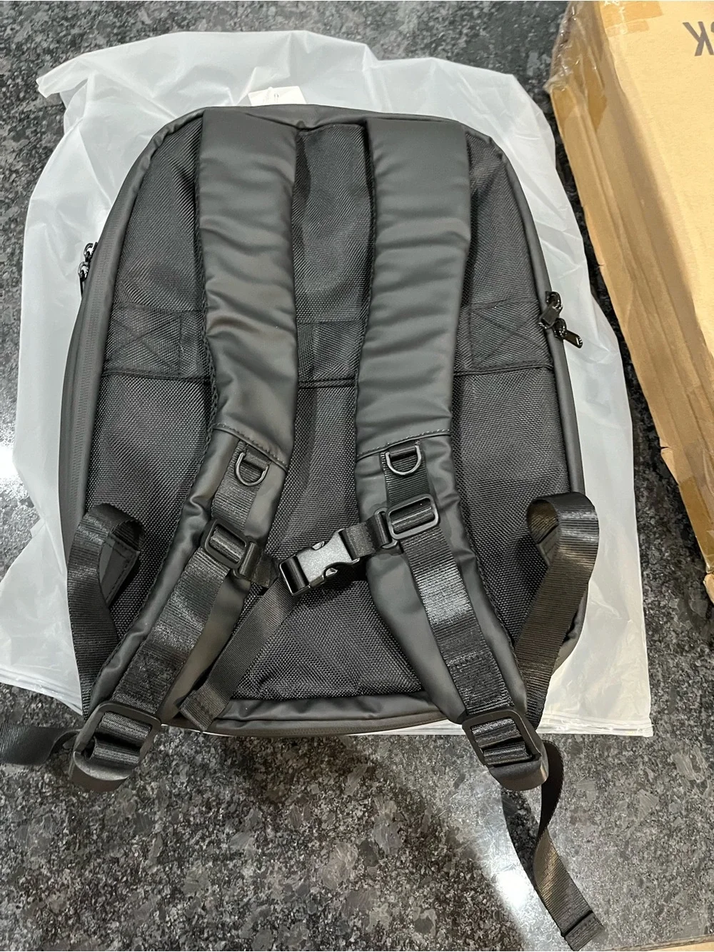 Gelrova LuminaPack X1 Black LED Motorcycle Backpack 16.6”